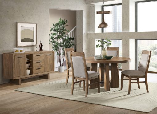 Intercon Landmark Weathered Oak Sideboard - Image 4