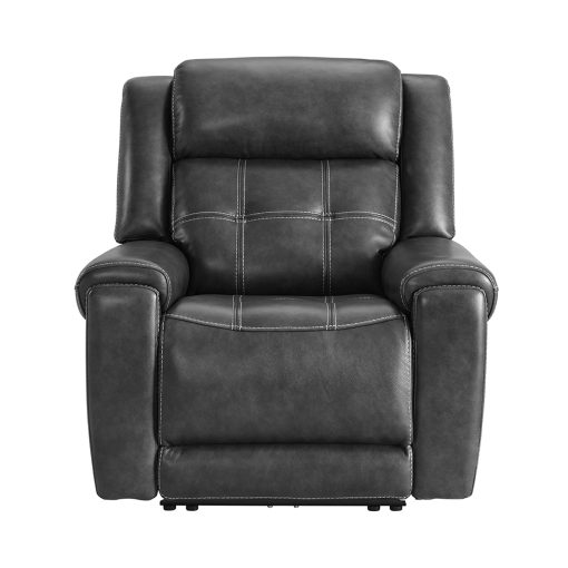 Intercon Regis Dual-Power Recliner | Baron Charcoal - Image 2