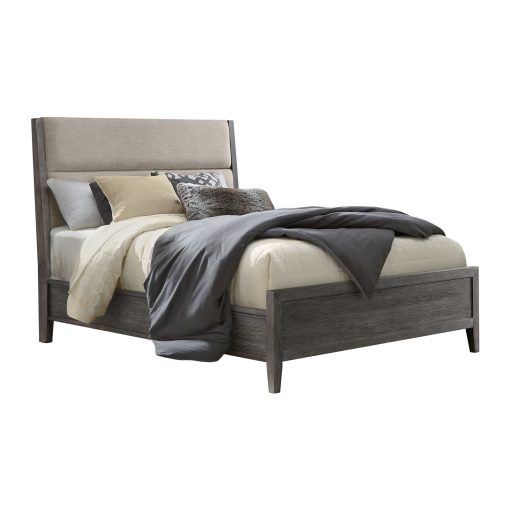 Intercon Portia Brushed Brindle Upholstered Bed - Image 3