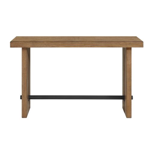 Intercon Landmark Weathered Oak Sofa Back Table - Image 2