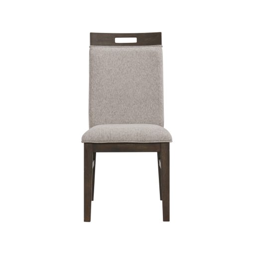 Intercon Hearst Reclaimed Chevron Upholstered Chair - Image 2