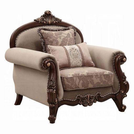 Acme Mehadi Chair with 2 Pillows