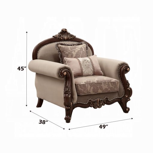Acme Mehadi Chair with 2 Pillows - Image 2