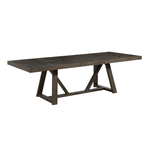 Intercon Hearst Reclaimed Chevron Trestle Table