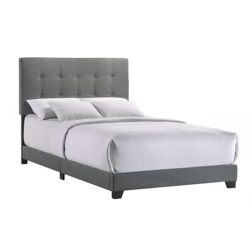 Intercon Addyson Gunmetal Upholstered Bed - Image 2