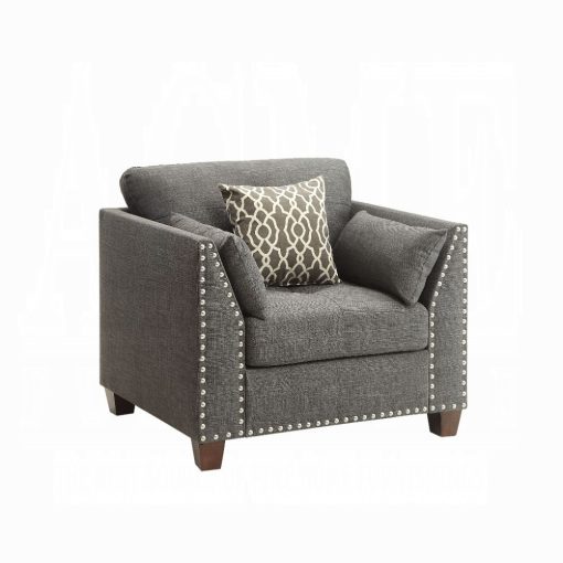 Acme Laurissa Chair with 3 Pillows