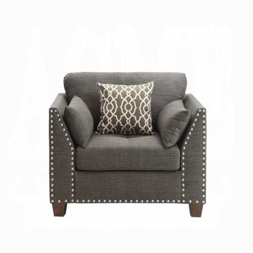 Acme Laurissa Chair with 3 Pillows - Image 2