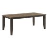 Intercon Beacon Black & Walnut Dining Table
