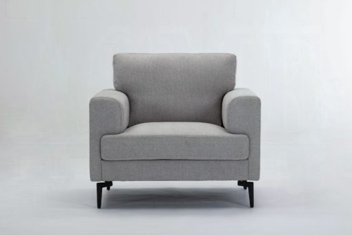 Acme Kyrene Light Gray Linen Chair