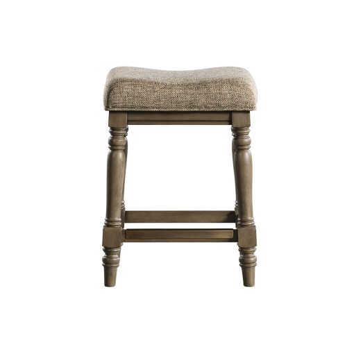 Intercon Balboa Park Roasted Oak Backless Stool - Image 2