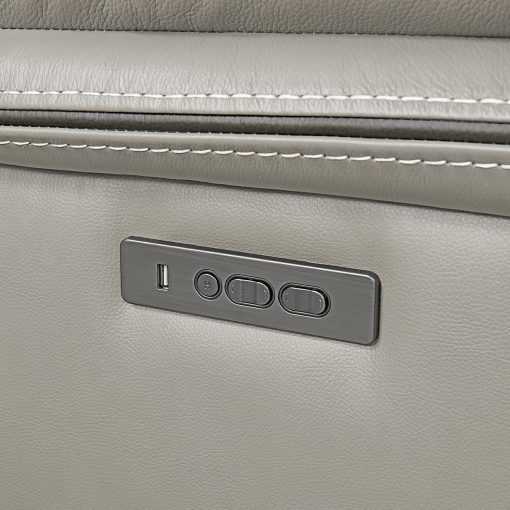 Intercon Cody Dual-Power Recliner | Light Grey - Image 4