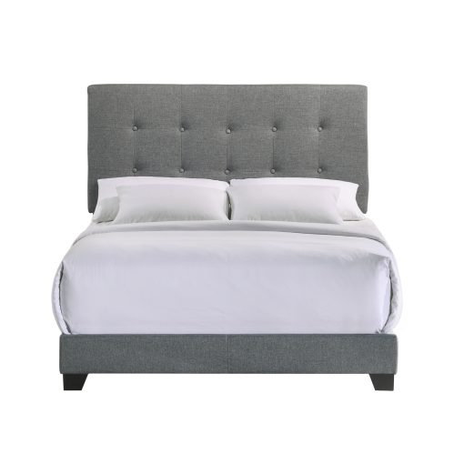 Intercon Addyson Gunmetal Upholstered Bed - Image 3