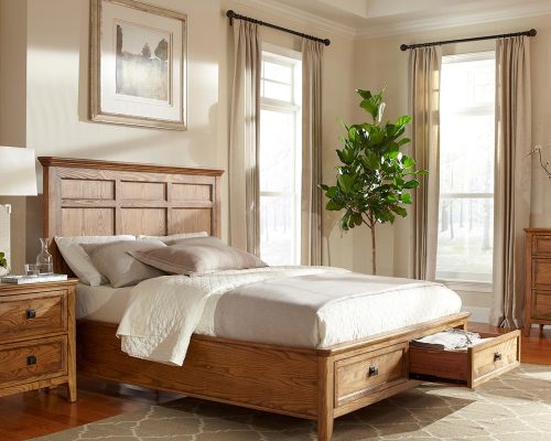 Intercon Alta Storage Bed | Brushed Ash
