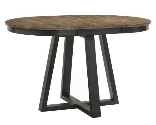Intercon Harper Brushed Brown and Pecan Round Counter Table