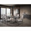 Acme Leventis Weathered Gray Rectangular Dining Table