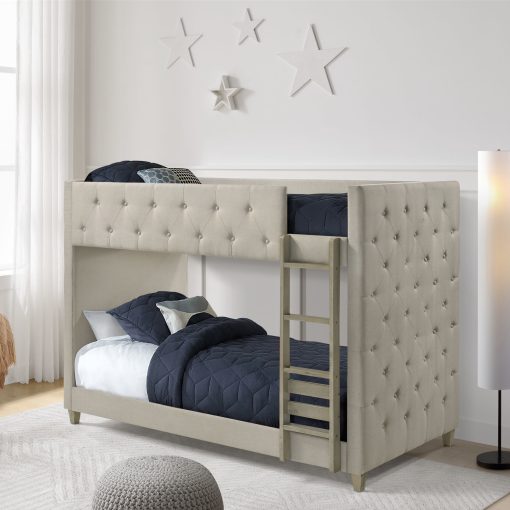 Intercon Addyson Fog Twin Over Twin Bunk