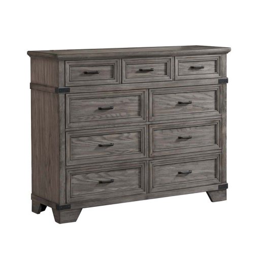 Intercon Forge Tall Dresser | Brushed Steel