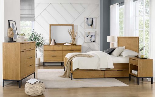 Intercon Newport Natural Oak Gentleman's Chest - Image 5