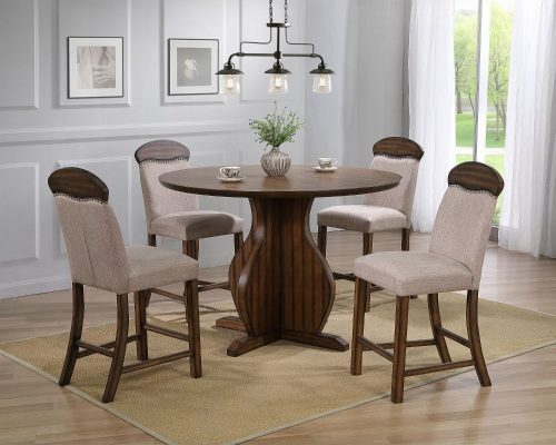 Acme Maurice Oak Counter Height Table