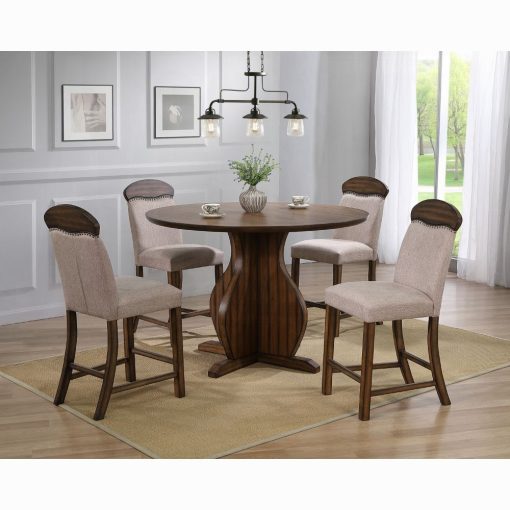 Acme Maurice Oak Counter Height Table