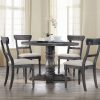 Acme Leventis Weathered Gray Round Dining Table