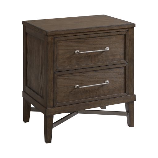 Intercon Preston Weathered Vintage Oak Nightstand