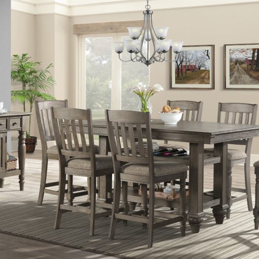 Intercon Balboa Park Roasted Oak Slat Stool - Image 5