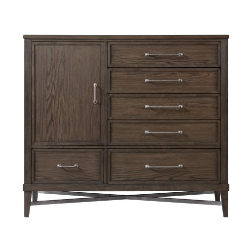 Intercon Preston Weathered Vintage Oak Gentleman's Chest - Image 2