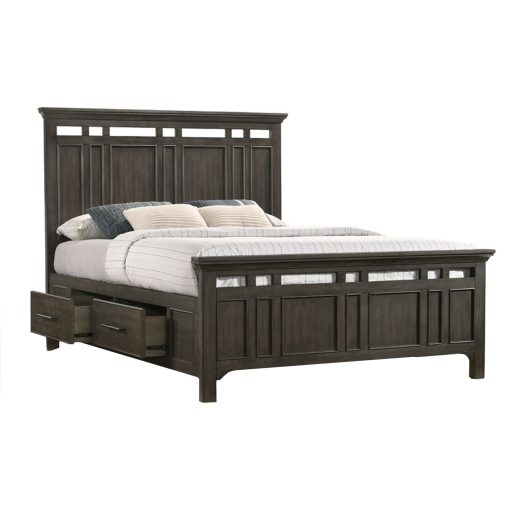 Intercon Hawthorne Burnished Clay Queen Storage Bed - Image 2