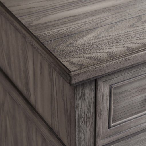 Intercon Forge Nightstand | Brushed Steel - Image 3