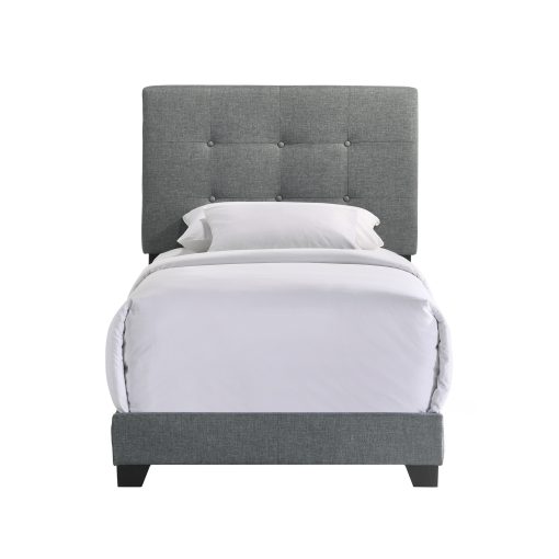 Intercon Addyson Gunmetal Upholstered Bed - Image 7