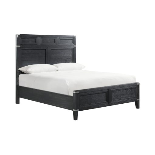 Intercon Laguna Weathered Steel Queen Bed - Image 2