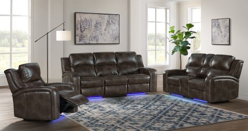 Intercon Silhouette Dual-Power Sofa | Bolero Coffee - Image 6