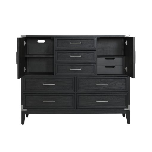 Intercon Laguna Weathered Steel Gentleman's Chest - Image 4