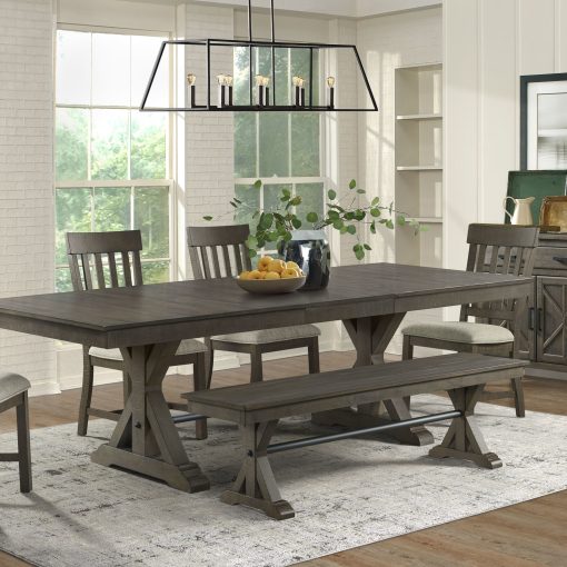 Intercon Sullivan Burnished Clay Dining Bench - Image 4