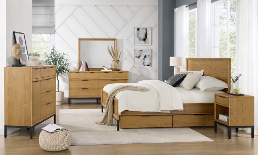 Intercon Newport Natural Oak Gentleman's Chest - Image 4