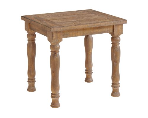Intercon Highland Sandwash End Table with Turned Legs