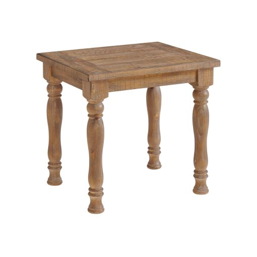 Intercon Highland Sandwash End Table with Turned Legs