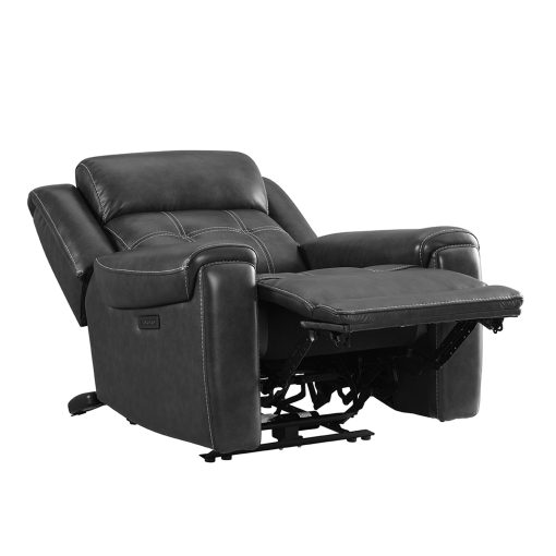 Intercon Regis Dual-Power Recliner | Baron Charcoal - Image 3