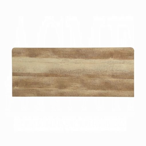 Acme Itzel Antique Oak & Sandy Gray Bookshelf - Image 6