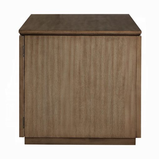 Acme Orianne Antique Gold Executive Computer Desk with Hutch - Image 8