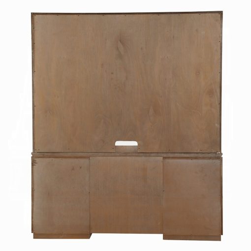 Acme Orianne Antique Gold Executive Computer Desk with Hutch - Image 9