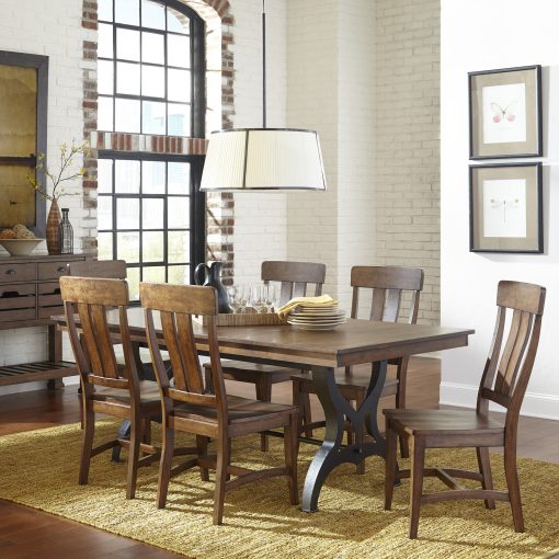 Intercon District Copper Slat Chair - Image 2