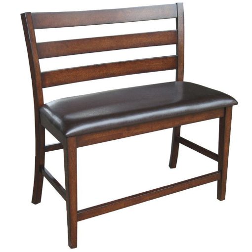 Intercon Kona Ladder Counter Bench | Raisin - Image 2