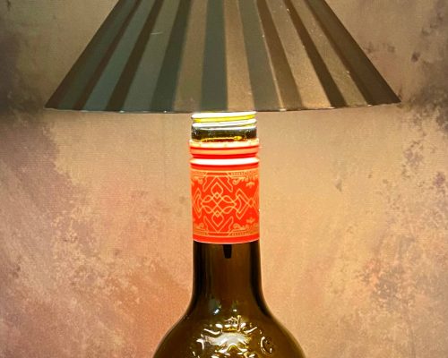 The Light Garden Masquerade Wine Bottle Topper-Rose Gold - Sold as a Case Pack Of 3