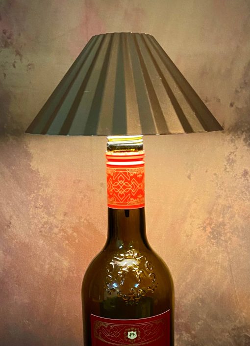 The Light Garden Masquerade Wine Bottle Topper-Rose Gold