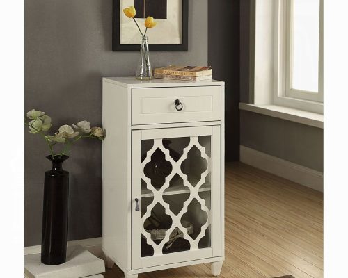 Acme Ceara White Accent Table