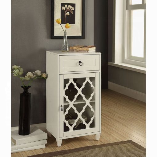 Acme Ceara White Accent Table