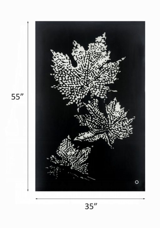 Acme Talisha Smoky Glass & Faux Crystal Wall Art with Led - Image 5