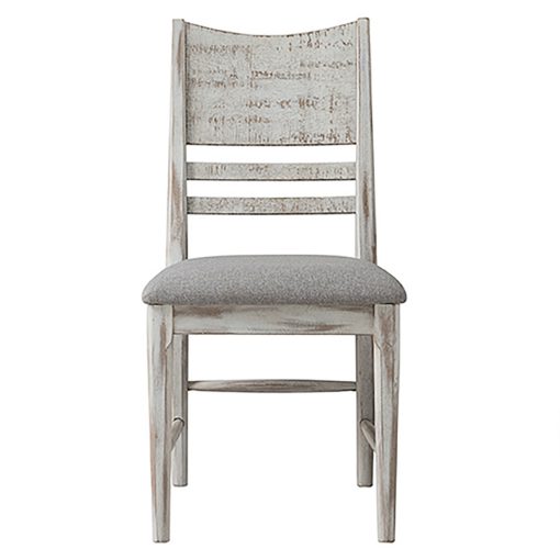 Intercon Modern Rustic Weathered White Panel Chair